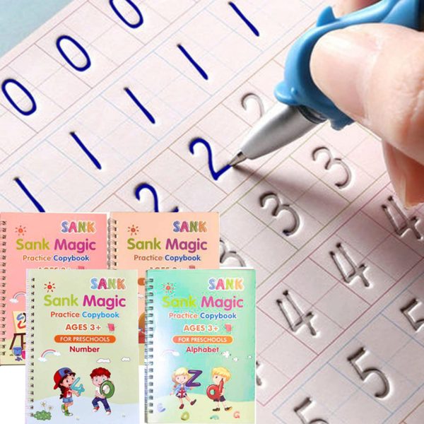Pack Of 4 Sank Magic Book Practice