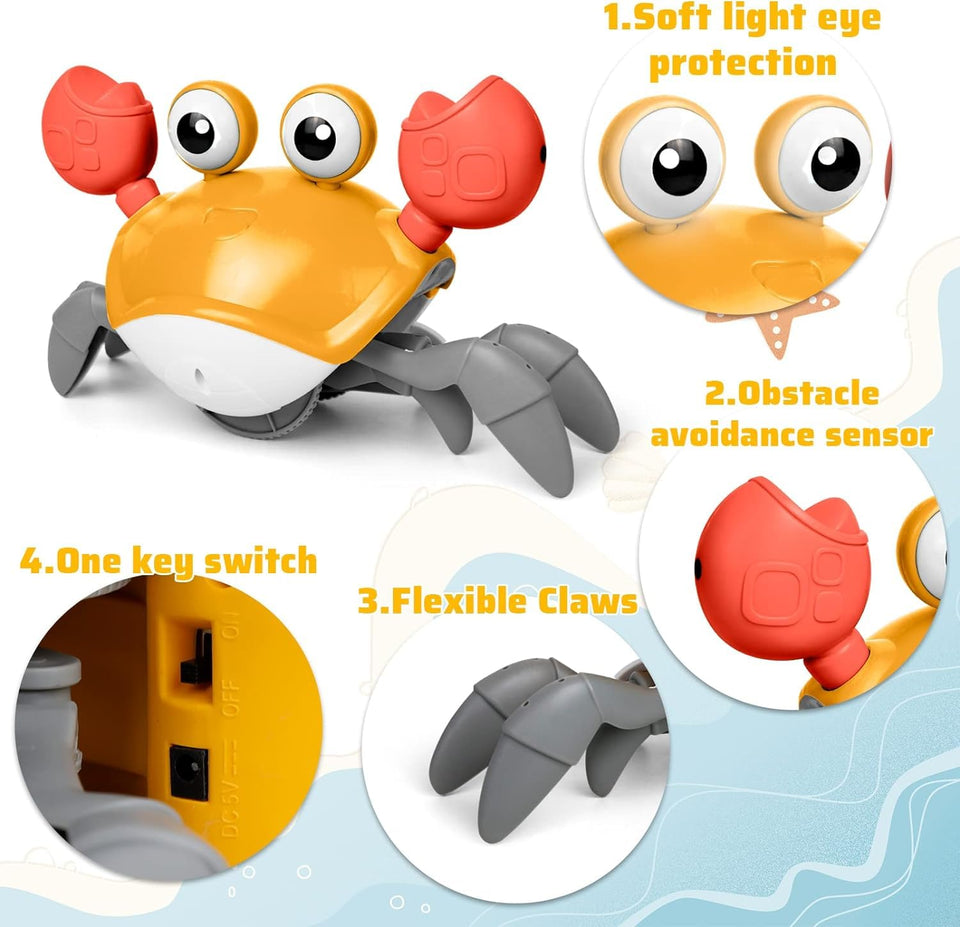 BAZAAR TRENDZ™ – Crawling Crab Baby Toy