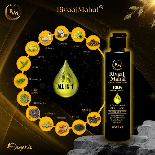 Rivaaj Hair Oil Hair Food Organic Hair Problem Solution 200ml