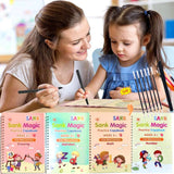 Pack Of 4 Sank Magic Book Practice