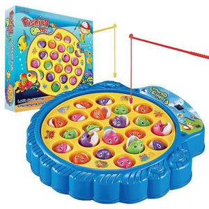 Fishing Game Toy Set with Rotating Board